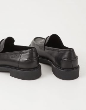 Alex M Loafer Black Leather | Mens Vagabond Shoemakers Loafers