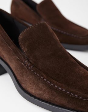 Blanca Loafer Dark Brown Suede | Womens Vagabond Shoemakers Loafers