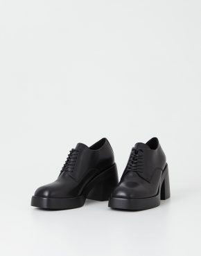 Brooke Shoes Black Leather | Womens Vagabond Shoemakers Low Top Shoes