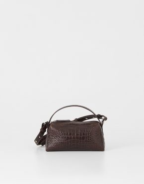 Florina Bag Dark Brown Embossed Leather | Womens Vagabond Shoemakers Bags