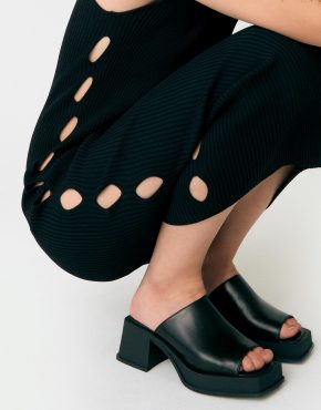 Hennie Sandals Black Leather | Womens Vagabond Shoemakers Sandals