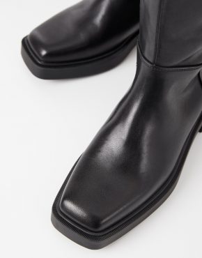 Jillian Tall Boots Black Leather | Womens Vagabond Shoemakers Boots