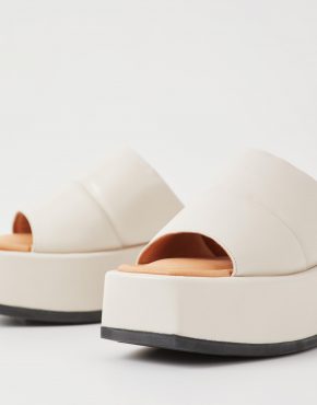 Juno Sandals Off White Leather | Womens Vagabond Shoemakers Sandals