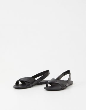 Tia Sandals Black Leather | Womens Vagabond Shoemakers Sandals